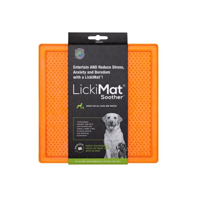 LickiMat Soother Orange 20 cm
