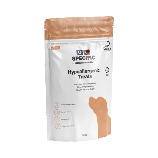 Specific Hypoallergenic Treats 300 g ORANGE pose