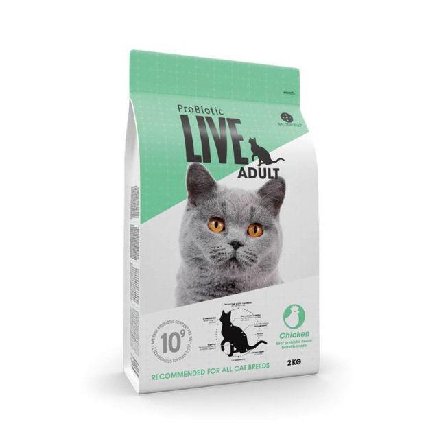 ProBiotic LIVE Kat Adult Kylling 2kg