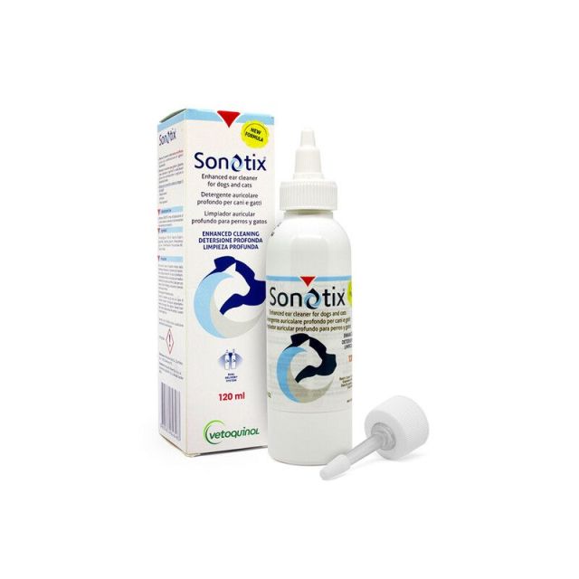 Sonotix ørerens til hund og kat 120ml