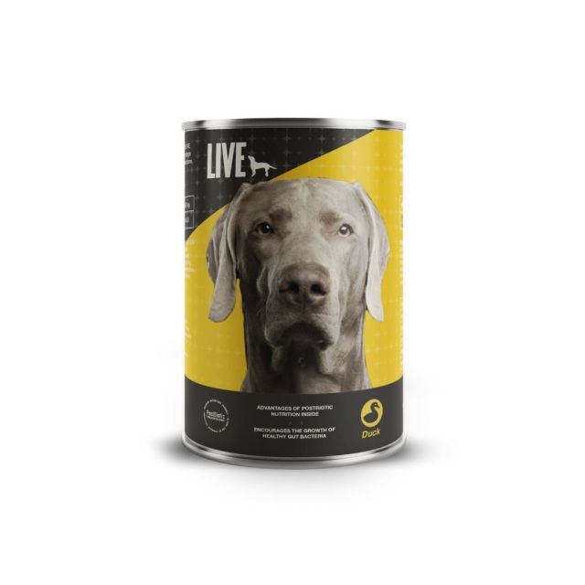 LIVE Dog Vådfoder m And 395g