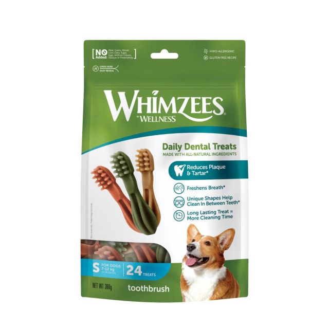 Whimzees tyggeben, Tandbørste, S 24 stk