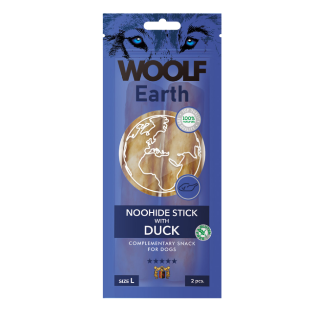 Woolf Earth Noohide sticks Duck L 2stk