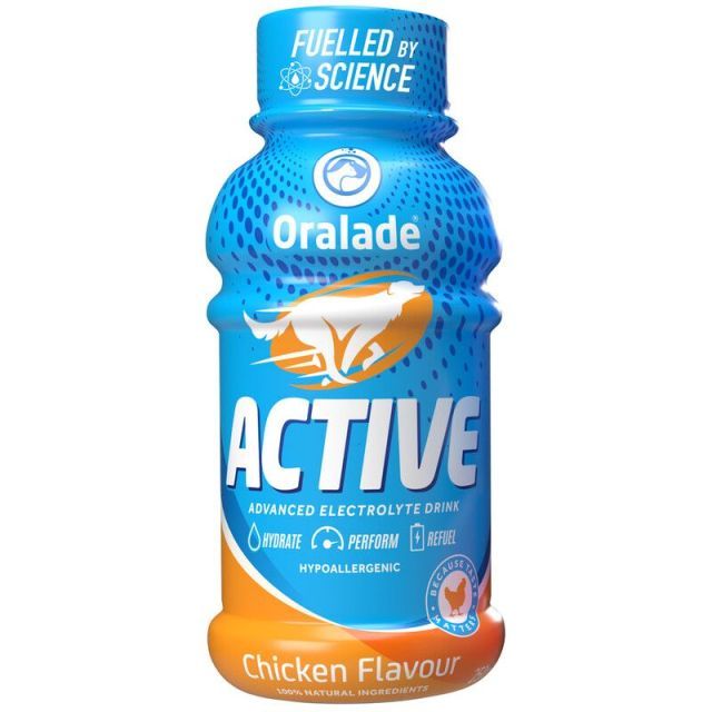 Oralade ACTIVE m kylling 250ml