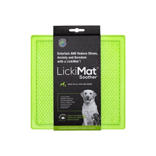 LickiMat Soother Grøn 20 cm