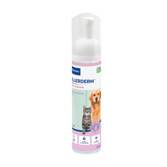 Allerderm Foam tørshampoo 200ml