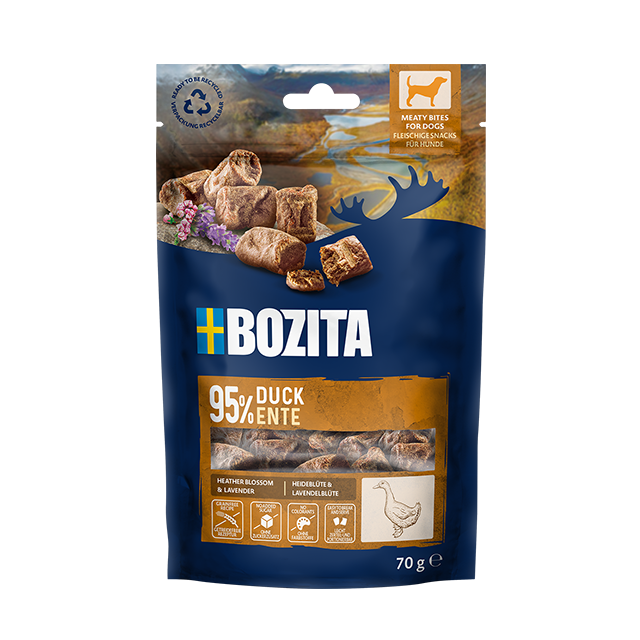 Bozita Snacks Meaty Bites med And 70g