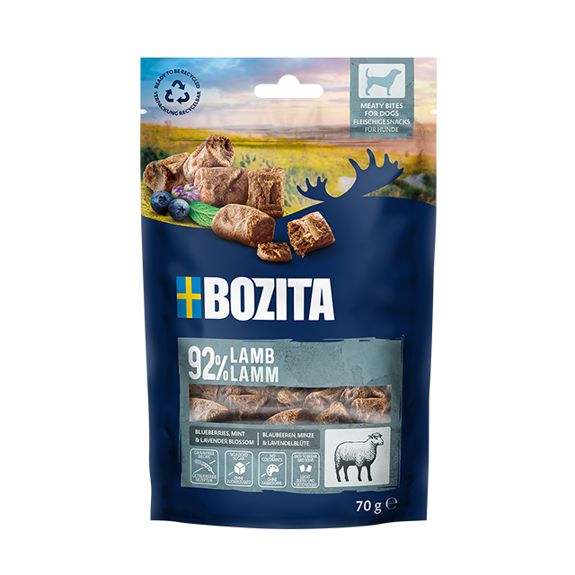 Bozita Snacks Meaty Bites med Lam 70g