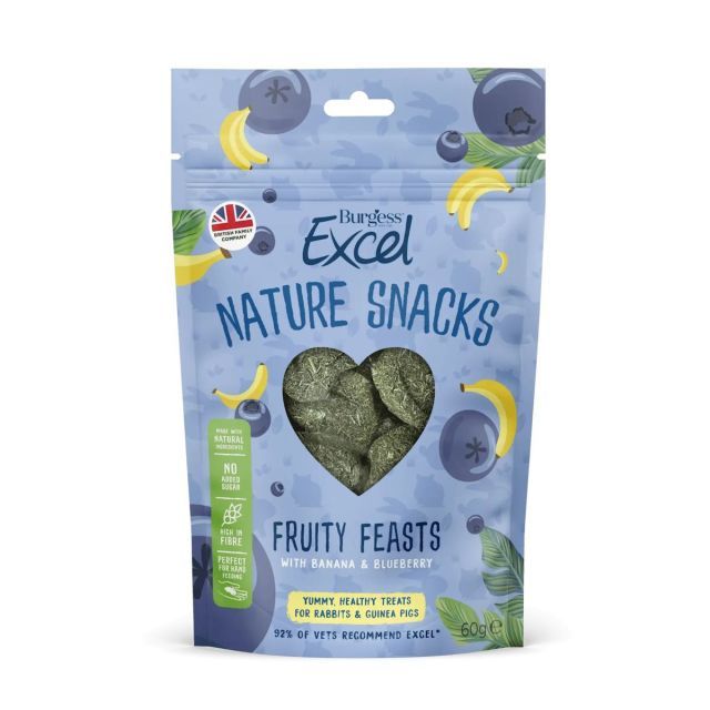 Burgess Excel Fruit Feasts snack 60g