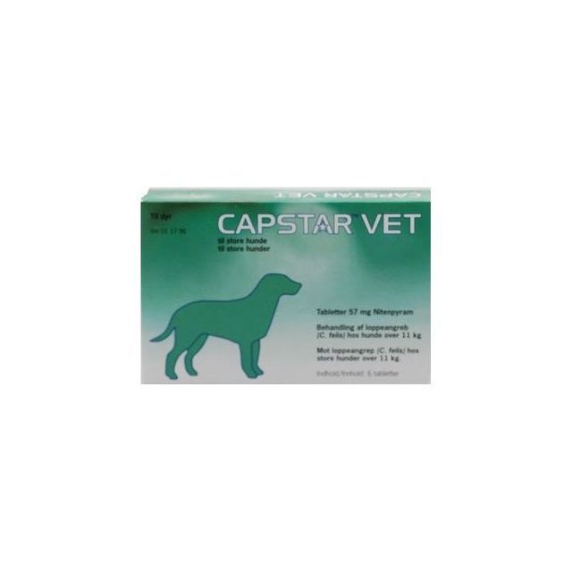 Capstar Vet til hunde over 11 kg, 6 tabletter
