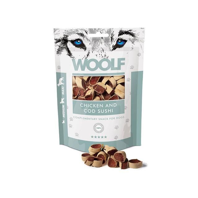 Woolf Chicken and Cod Sushi 100g