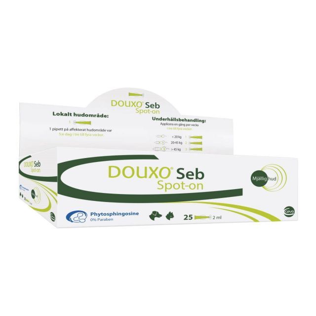 DOUXO Seb Spot-On 25 stk á 2 ml
