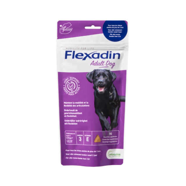 Flexadin UCII softbites 70 stk ledtilskud hund