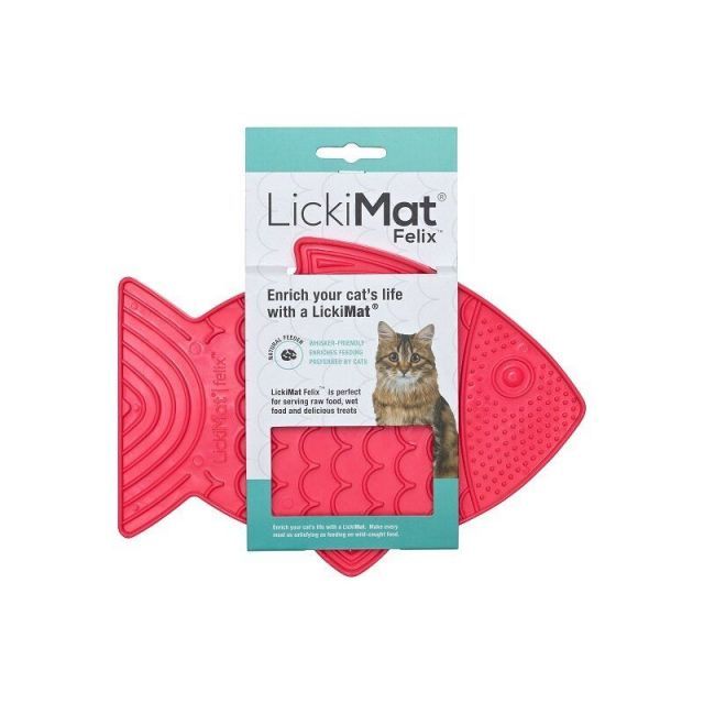 LickiMat Felix Kat Pink 20 cm