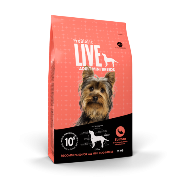 ProBiotic LIVE Mini Breed Adult Laks 2kg