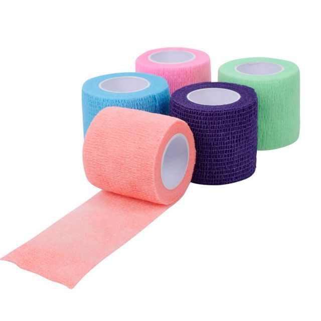 Vet-Flex ass. farver 5 cm x 4,5 m, 1 stk