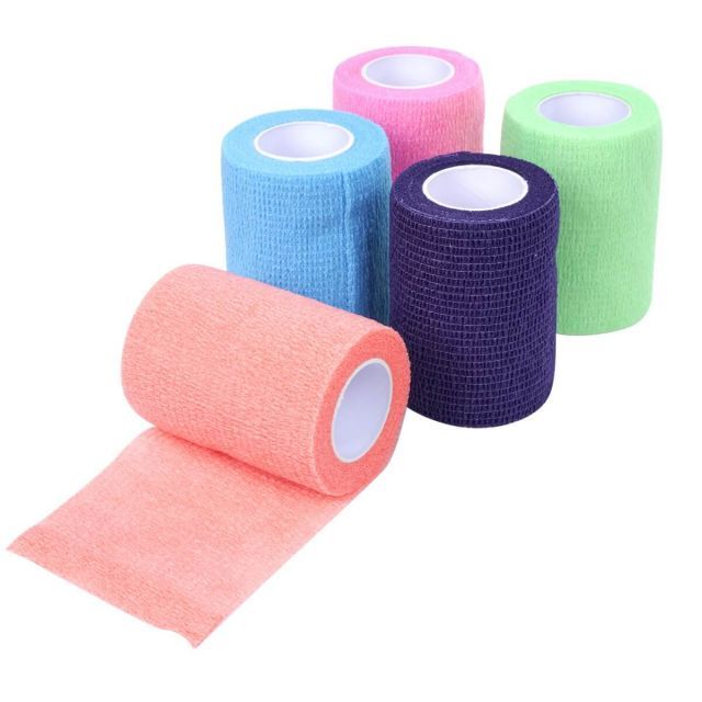 Vet-Flex ass. farver 7,5 cm x 4,5 m, 1 stk