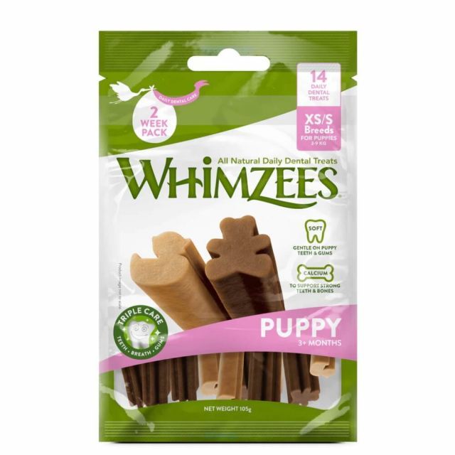 Whimzees tyggeben, Puppy, XS/S 28 stk