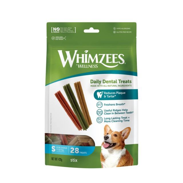 Whimzees tyggeben Stix, S 28 stk