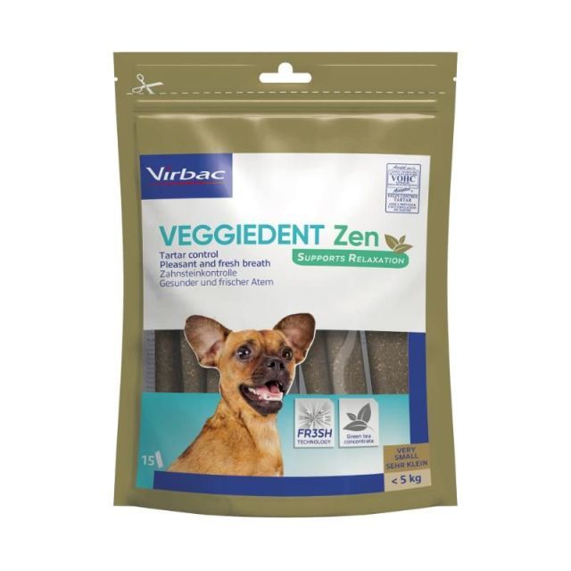 VeggieDent Zen tyggepinde XS, 15 stk