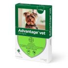 Advantage Vet til hunde under 4kg, 4x0,4 ml